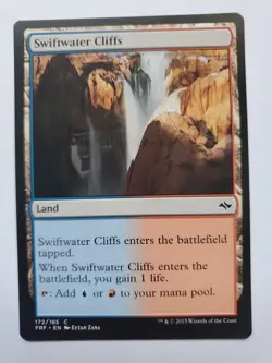 MTG Magic The Gathering Card Swiftwater Cliffs Land Fate Reforged 2015 - Image 1