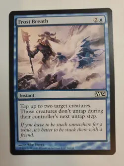 MTG Magic The Gathering Card Frost Breath Instant Blue M12 Mike Bierek - Image 1