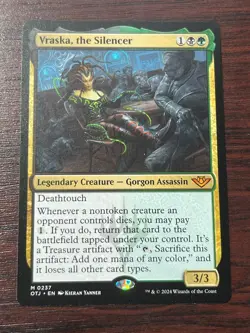 1x VRASKA, THE SILENCER - Outlaws - MTG - Magic the Gathering - Image 1