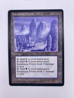 MTG Karplusan Forest Ice Age Magic The Gathering English - Image 1