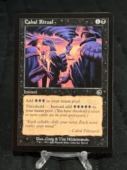 Magic the Gathering Cabal Ritual Torment Regular ~LP~ MTG - Image 1