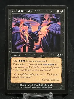 Magic the Gathering Cabal Ritual Torment Regular ~LP~ MTG - Image 1