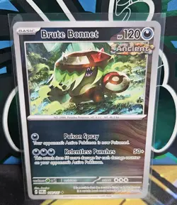 BRUTE BONNET 118/167 TWILIGHT MASQUERADE POKEMON (REVERSE HOLO, NM) - Image 1