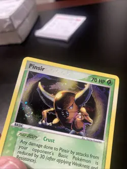 Pinsir 13/101 Hidden Legends Holo 2004 Vintage Rare Pokemon With Swirl - Image 3