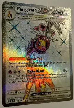 Pokemon TCG Fatigued EX 194/162 Sv05: Temporal Forces Holo Ultra Rare - Image 2