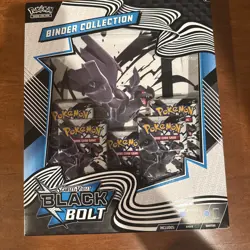 Pokemon Scarlet & Violet Black Bolt Binder Collection (SEALED) - Image 1