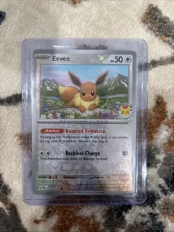 Eevee - (Pokemon Day 2025) (Reverse Cosmos Holo) 074/131 Reverse Holo - Image 1