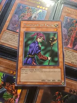 YuGiOh MAGICIAN OF FAITH MRD-036 1st Edition Metal Raiders - Image 1