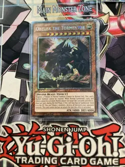 Obelisk The Tormentor Platinum Secret Rare RA03-EN230 Yugioh - Image 1