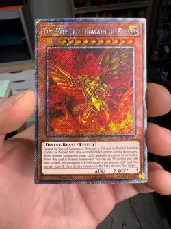 The Winged Dragon Of Ra Platinum Secret Rare RA03-EN137 Yugioh - Image 1