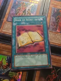 Yugioh Book of Secret Arts - LOB-A043 1st Edition [No Feather Misprint] - Image 1