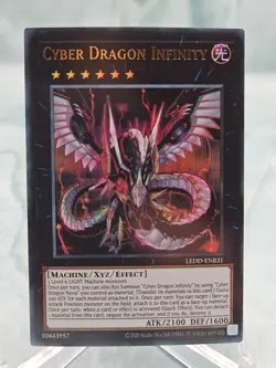 Yugioh Cyber Dragon Infinity LEDD-ENB31 Ultra Rare Unlimited - NM - Image 1