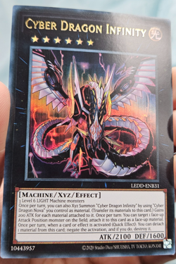 Yugioh Cyber Dragon Infinity LEDD-ENB31 Ultra Rare Unlimited - NM - Image 2