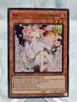 Yugioh Ash Blossom & Joyous Spring DUDE-EN003 Ultra Rare - NM - Image 1