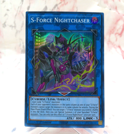 Yugioh - S-Force Nightchaser CYAC-EN050 Super Rare - NM - Image 1