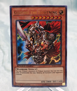 Yugioh Gilford The Lightning SBAD-EN008 Ultra Rare - LP/NM - Image 1