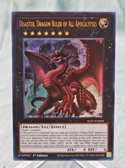 Yugioh Disaster, Dragon Ruler OF All Apocalypses ALIN-EN049 Ultra Rare - NM - Image 1