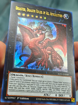Yugioh Disaster, Dragon Ruler OF All Apocalypses ALIN-EN049 Ultra Rare - NM - Image 2