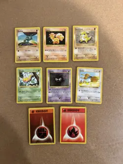 Shadowless Base Set Pokemon Card Lot Vintage WOTC - Image 1