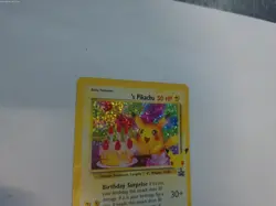 Birthday Pikachu 24 Celebrations 25th Anniversary Collection Pokemon TCG Card NM - Image 3