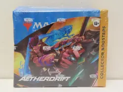 2025 Magic The Gathering Aetherdrift Collector Factory Sealed Booster Box - Image 1