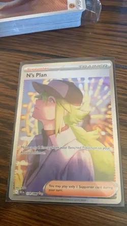 N’s Plan SIR 170/086 SV:Black Bolt English Pokemon TCG Single Card - Image 1
