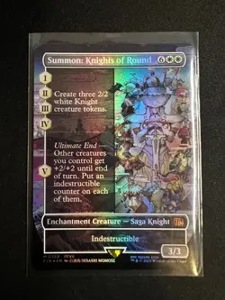 Summon: Knights of Round (Borderless) Final Fantasy Foil - Image 2