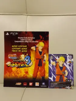 Naruto CCG Ultimate Ninja Storm 3 Naruto in Goku Outfit Promo Card CODE USED - Image 1