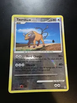 Tauros 74/146 D&P Legends Awakened Uncommon Reverse Holo Pokemon Card - MP/HP - Image 1