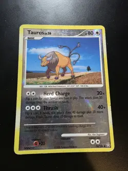 Tauros 74/146 D&P Legends Awakened Uncommon Reverse Holo Pokemon Card - MP/HP - Image 4