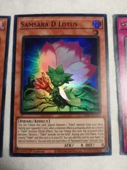 Samsara D Lotus - PHNI-EN003 - Super Rare 1st Edition 3 Card Lot - Image 2