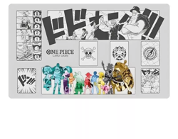 One Piece Playmat With Zones OPCG TCG Card Game PlayMat 24x14in Standard Size - Image 1