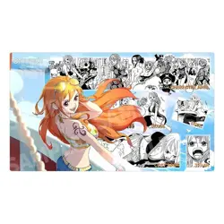 One Piece Playmat With Zones OPCG TCG Card Game PlayMat 24x14in Standard Size - Image 1