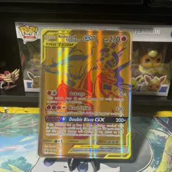 Pokemon Card English Reshiram & Charizard GX Promo SM247 Jumbo Card 2021 #1 - Image 1