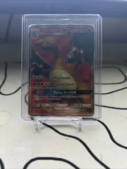 Pokemon Charizard GX Full Art Holo Black Star Promo Card SM60 - Image 1