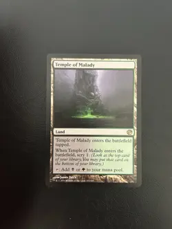 Mtg Temple of Malady Journey into Nyx Regular Rare 165/165 - Image 1