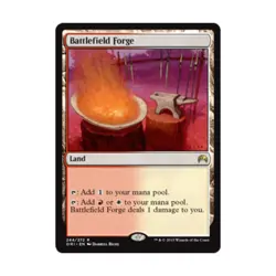 WOTC MTG Magic Origins Battlefield Forge (R) (Foil) NM - Image 1
