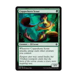 WOTC MtG Conspiracy Copperhorn Scout (C) (Foil) NM - Image 1