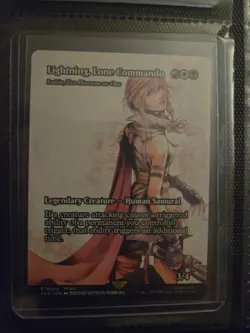 Lightning, Lone Commando (Isshin, Two Heavens as One) Showcase MTG Final Fantasy - Image 1