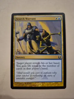 Search Warrant 193 MTG NM Return to Ravnica (C) - Image 1
