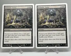 MTG Diabolic Tutor x2 9th Edition NM 125/350 Magic: The Gathering - Image 1