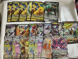 Pokemon SWSH Black Star Collection Promo Jumbo Card Lot Of 21 LP - NM Condition - Image 1