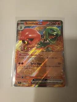 Scovillain ex 037/191 Sv08 - Pokemon Surging Sparks - Near Mint Holo Ultra Rare - Image 1