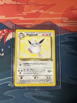 Wigglytuff 32/64 Pokemon Jungle Set Unlimited Non Holo LP - Image 1