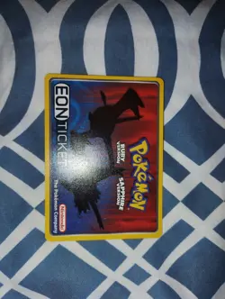 EON TICKET Pokemon E-Reader Event Card TCG GBA Limited Unlockable Content RARE - Image 1