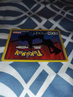 EON TICKET Pokemon E-Reader Event Card TCG GBA Limited Unlockable Content RARE - Image 3