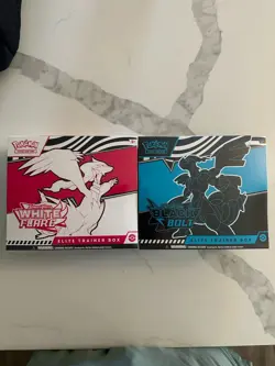 Pokemon Black Bolt and White Flare ETB (Set of 2) (READ DESCRIPTION) - Image 1