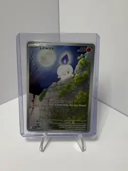 Litwick 101/086 Illustration Rare- Pokemon White Flare Holo NM - Image 1