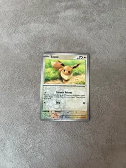 Pokemon Scarlet Violet 151 Reverse Holo 133/165 Eevee - Image 1