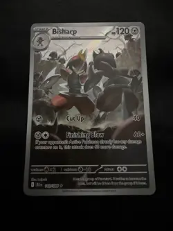 2025 Pokemon TCG English SV Black Bolt Bisharp 143/086 Illustration Rare - Image 1